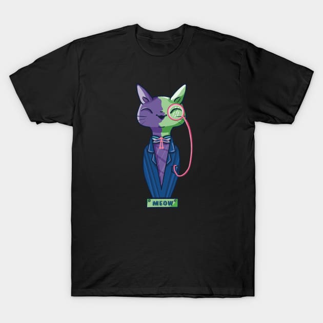 National cat day statuette T-Shirt by Xatutik-Art